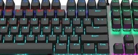 全尺寸机械键盘 RGB背光 有线游戏键盘 带数字键区 细节图2