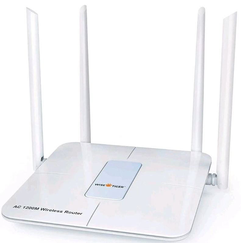 无线路由器 白色四天线 高速WiFi 家用穿墙路由 细节图1